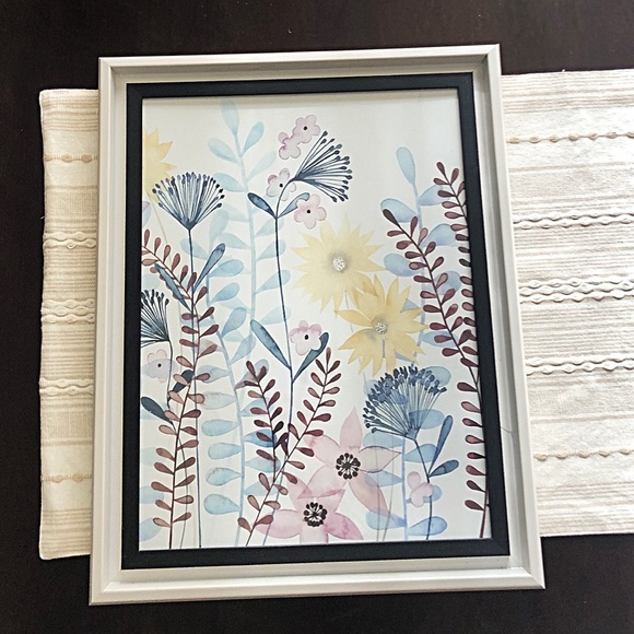 Pretty Soft Botanical Flower Wall Art Framed Print